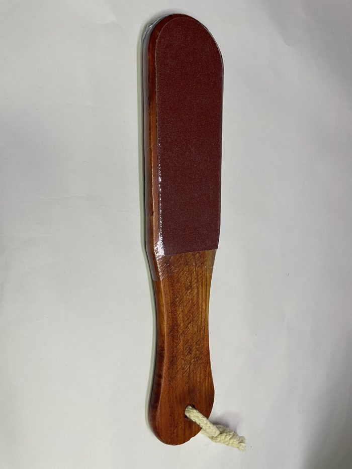 Double-sided wooden heel rasp 26 cm